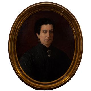Alfred Romeu Toda (?-1853-hacia 1926) "Retrato de dama".