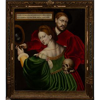 Ambrosius Benson (¿,1519-Brujas, 1550)"Vanitas".