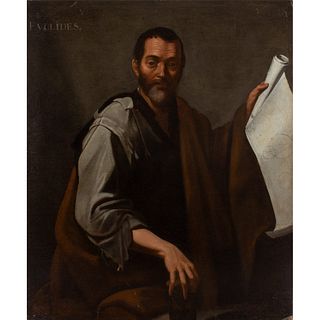 Escuela española del siglo XVII. Seguidor de José de Ribera. "Euclides"