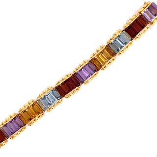 1940Õ 18K Retro Multicolor Bracelet