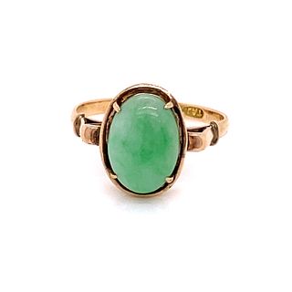 14K Jade Jadeite Ring
