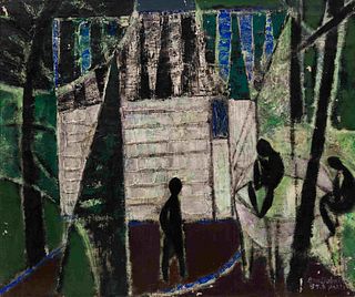 Jun Dobashi
(Japanese, 1910-1975)
Abstract, 1957