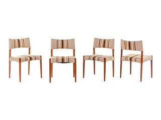  Ejnar Larsen and Aksel Bender Madsen, Attribution
(Danish, 1917-2987 | Danish, 1916-2000)
Set of Four Dining Chairs