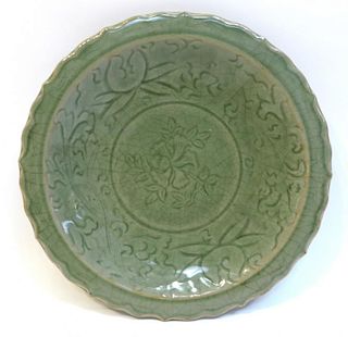 Song Dynasty Celadon Charger