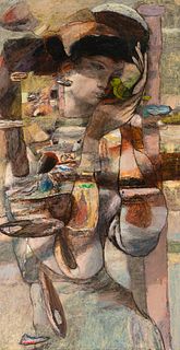 Frederick Conway
(American, 1900-1973)
Abstract Woman with Bird