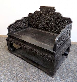 Large Zitan Throne Chair