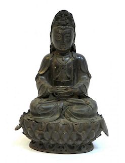 Ming Bronze Of Quan Yin