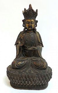 Ming Bronze Quan Yin
