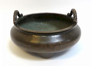 Antique Tripod Footed Pot