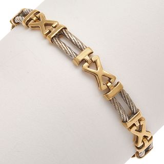 14k Bi-Color Gold Bracelet