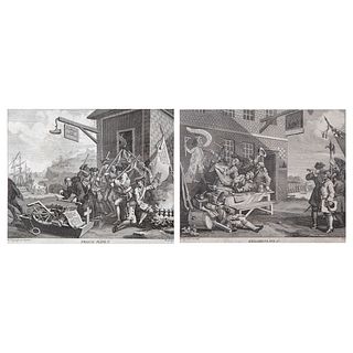 William Hogarth, The Invasion: France and England