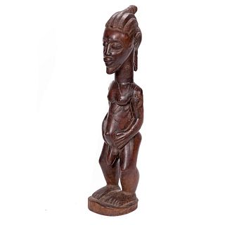 Baule Wooden Figure, Ivory Coast or Liberia 