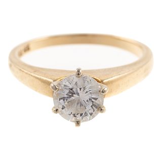 A 1.00 ct Diamond Solitaire Ring in 14K