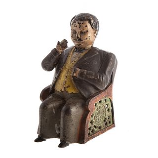 Tammany Hall, Painted Cast Iron Mechanical Bank