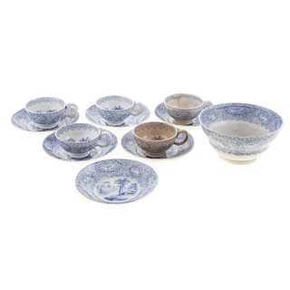 Staffordshire China Child's Tea Set