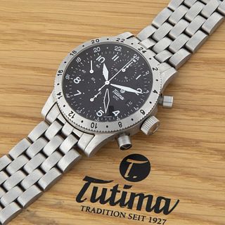 Tutima, Chronograph Ref. FX UTC 740 Wristwatch
