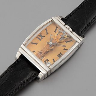 Corum Golden Bridge 50th Anniversary Platinum Wristwatch