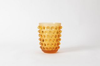 Lalique - Vase mod. Mossi Amber