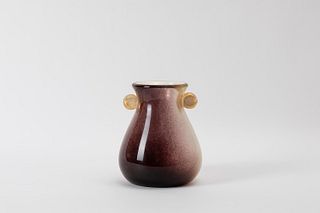 Archimede Seguso - â€˜Polveriâ€™ vase