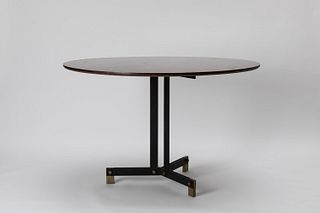 Ignazio Gardella (attrib.) - Circular table in painted metal