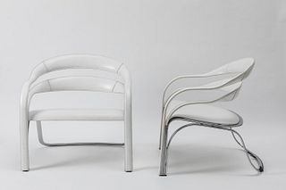Vladimir Kagan - Two Fettuccini model chairs