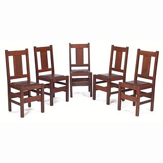 Set of 4 Kunkle Furniture Co Dining Chairs c1910