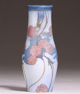 Rookwood Jeweled Porcelain Vase Fred Rothenbusch 1924