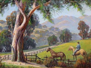 Paul Grimm Painting "Morning Ride"