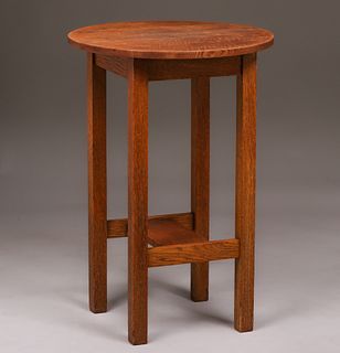 Arts & Crafts Round Side Table c1910