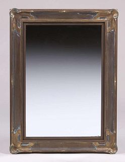 Arts & Crafts Period Gesso Framed Mirror c1910