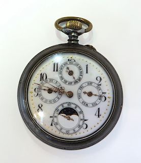 Swiss Pocket Watch With Complications