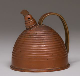 Art Deco Copper Teapot c1930