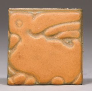 Small Batchelder - Los Angeles Duck Tile c1920s