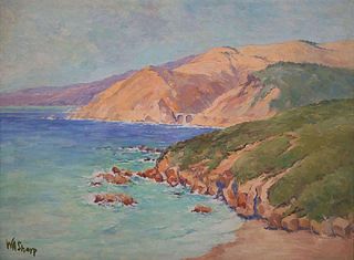 William Alexander Sharp Painting California Coast