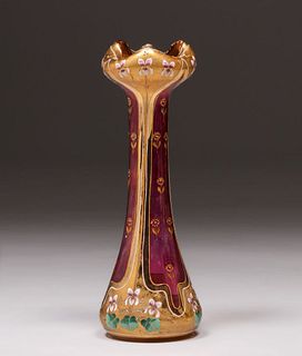Austrian Art Glass Vase c1900