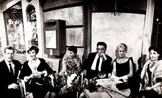 Anonimo - Mastroianni, AimeÃ©, Rainer, Fellini, Ekberg and Fourneux, years 1960