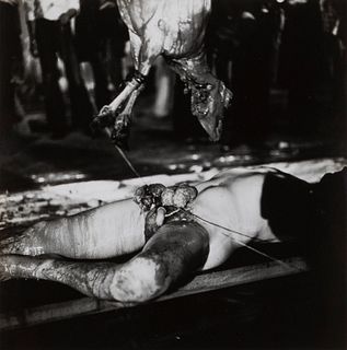 AndrÃ© Morain (1938)  - Untitled (Hermann Nitsch performance), years 1970-1980