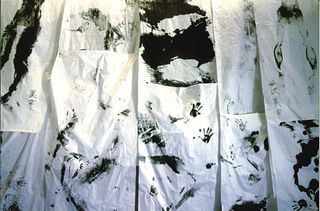 Shozo Shimamoto (1928-2013)  - Performance, years 1990