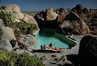 Slim Aarons (1916-2006)  - Sunbathing in Arizona, 1967