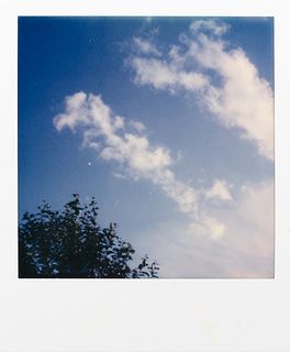 Nobuyoshi Araki (1940)  - Blue sky with two clouds, years 2000