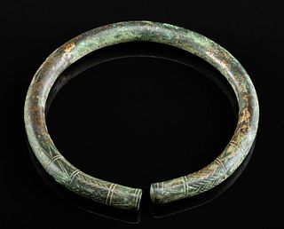 Bronze Thracian Torq Bracelet / Arm Band