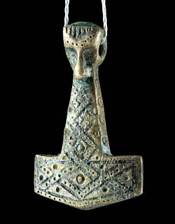 Viking Silver Thor's Hammer / Mjolnir