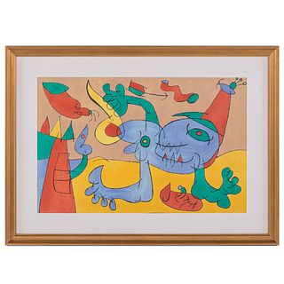 Joan Miro. Untitled, from the "Ubi Roi" suite