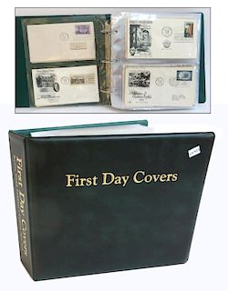 Binder Of First Day Of Issue Stamps