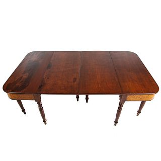 Federal Mixed Wood Drop Leaf Dining Table