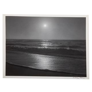 A. Aubrey Bodine. "Ocean City, Sunrise," photo