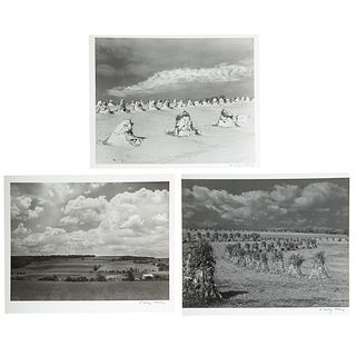 A. Aubrey Bodine. Three Landscape Photographs