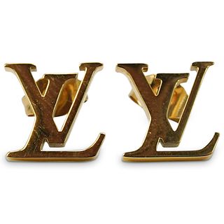 Louis Vuitton Gold Toned Earrings