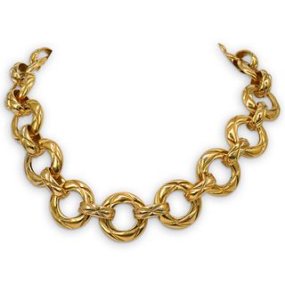 Chanel Costume Gold Link Necklace