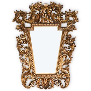 Italian Gilded Rococo Style Mirror